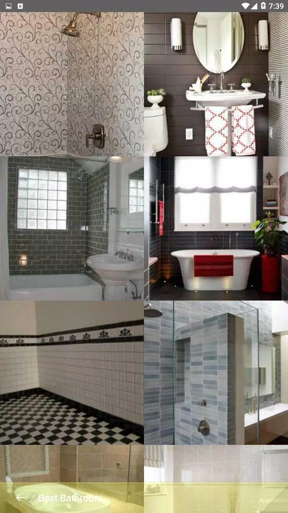 Best Bathroom Tile Designs ide Schermafbeelding 2