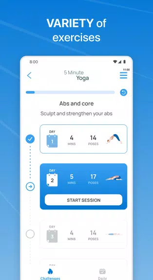 5 Minute Yoga Captura de tela 3