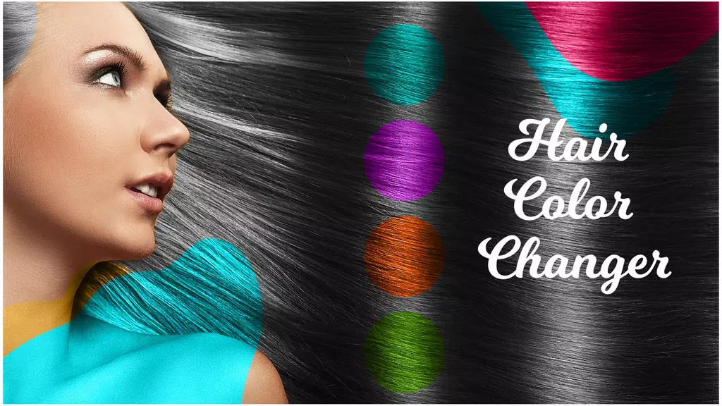 Hair Color Changer Editor Captura de tela 0