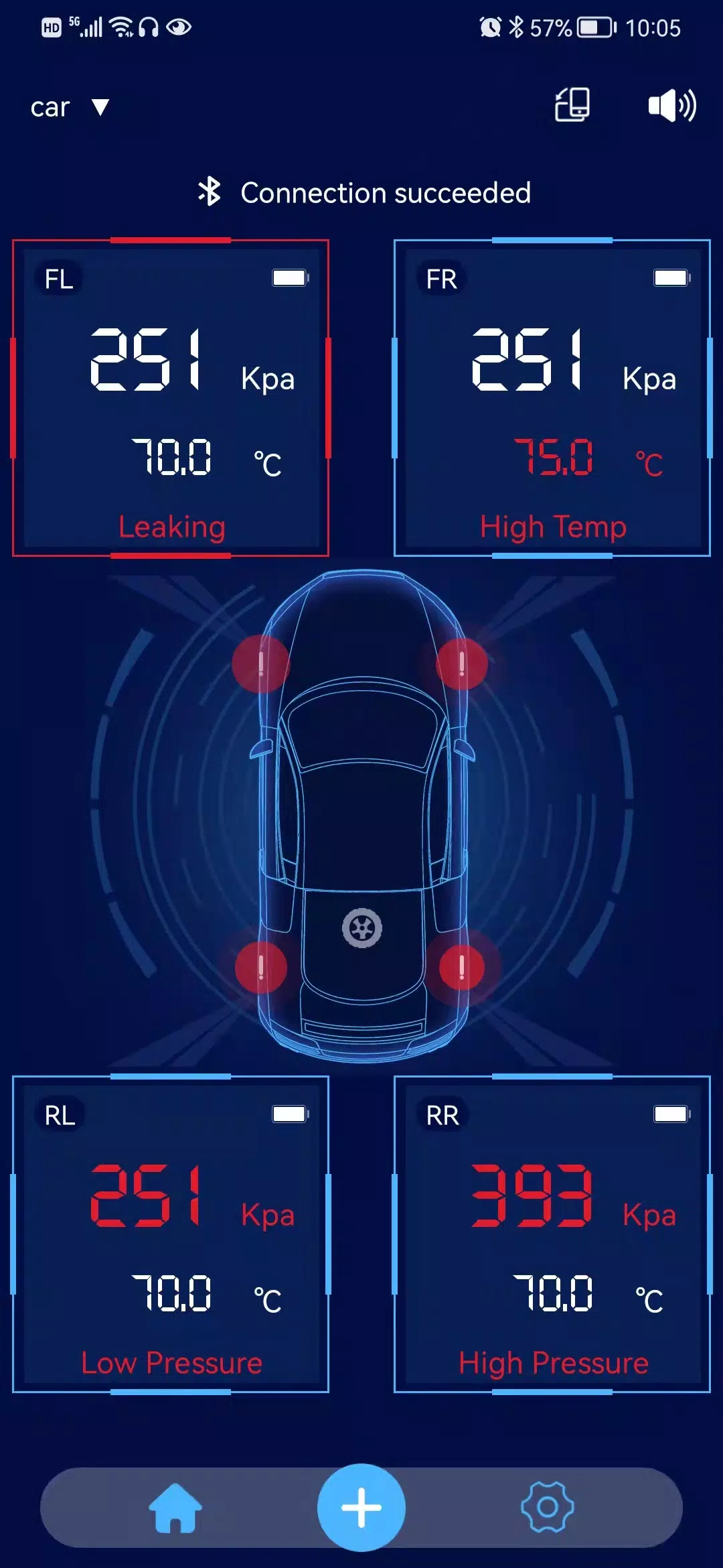 Schermata BL8 TPMS 3