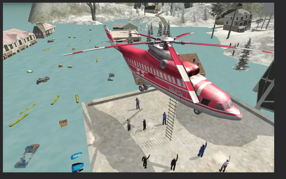 Helicopter Hill Rescue स्क्रीनशॉट 3