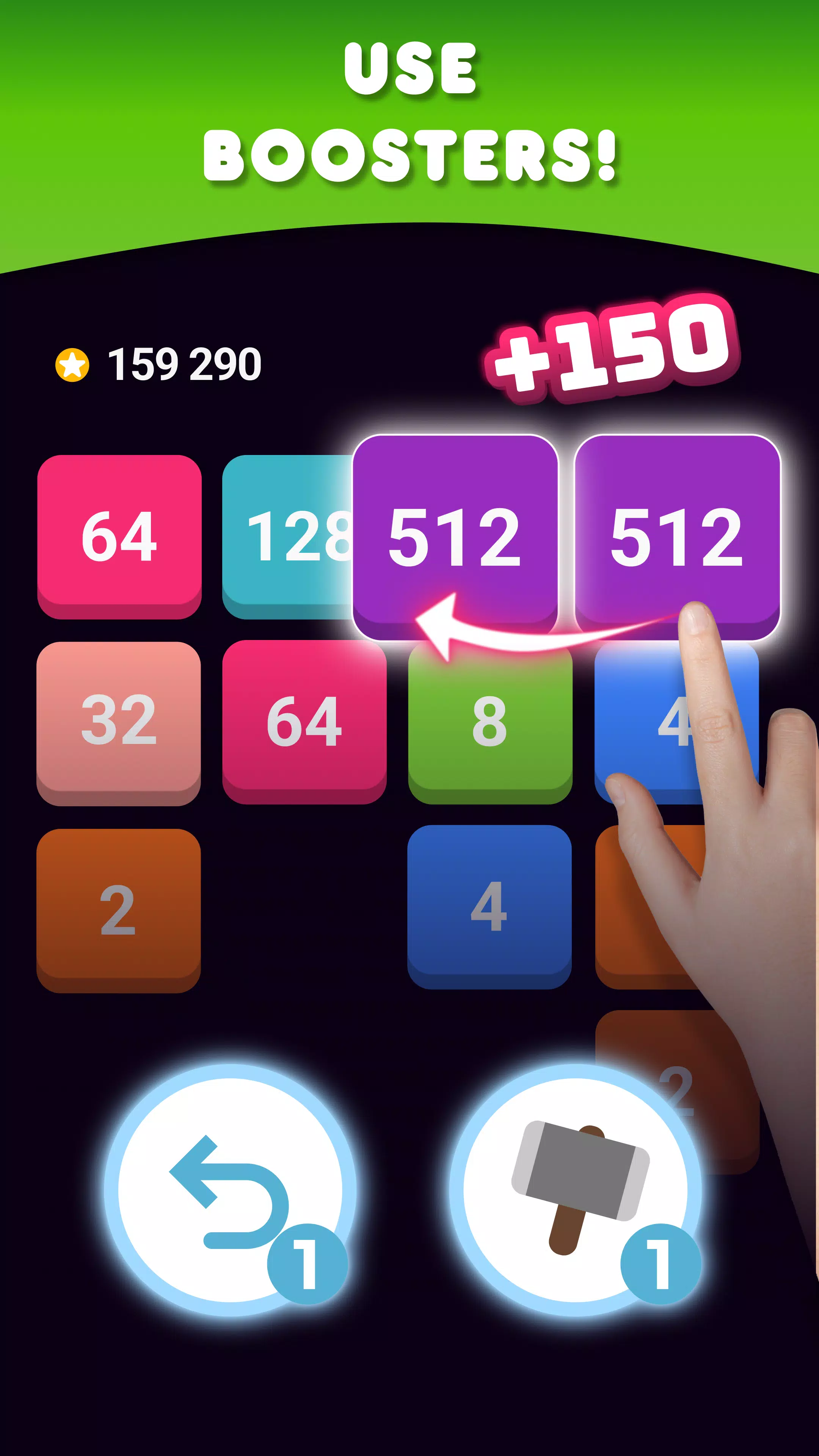 2048: Puzzle Game! Merge Block Screenshot 3