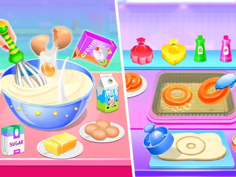 Make Donuts Game - Donut Maker Captura de tela 1