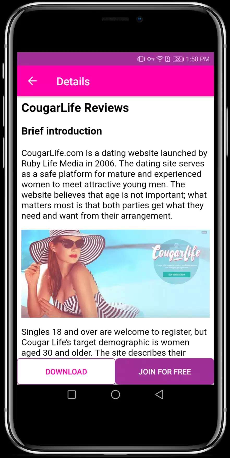 Cougar Dating Apps for Mature & Older Women ภาพหน้าจอ 3