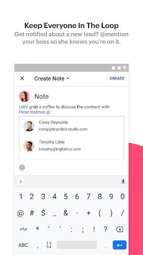 Copper - CRM for G Suite স্ক্রিনশট 2