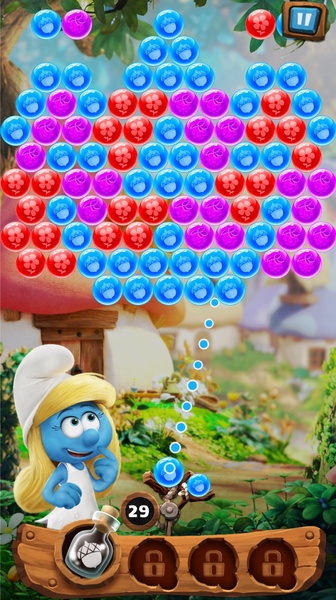 Smurfs Bubble Story應用截圖第1張