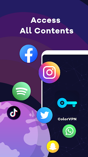 Color VPN - Secure Fast VPN Captura de tela 0