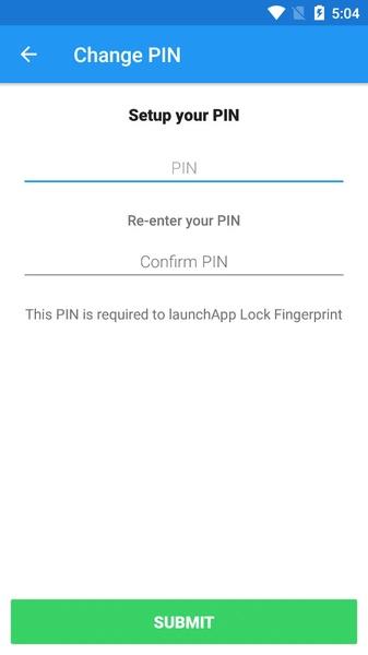 Fingerprint App Lock Ekran Görüntüsü 1