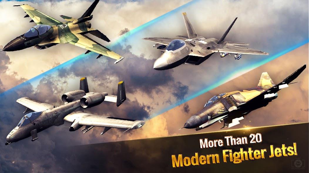 Ace Fighter: Modern Air Combat Mod ภาพหน้าจอ 2