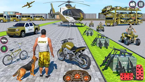 Army Car Truck Transport Games Captura de tela 0