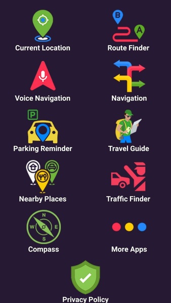 GPS Navigation & Map Direction - Route Finder ဖန်သားပြင်ဓာတ်ပုံ 0