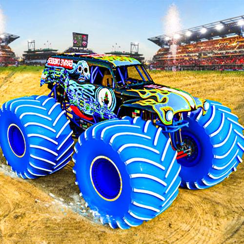 Extreme Monster Truck Game 3D Schermafbeelding 0