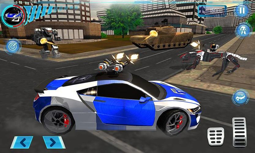 Multi Robot Transform Car Game Captura de tela 3