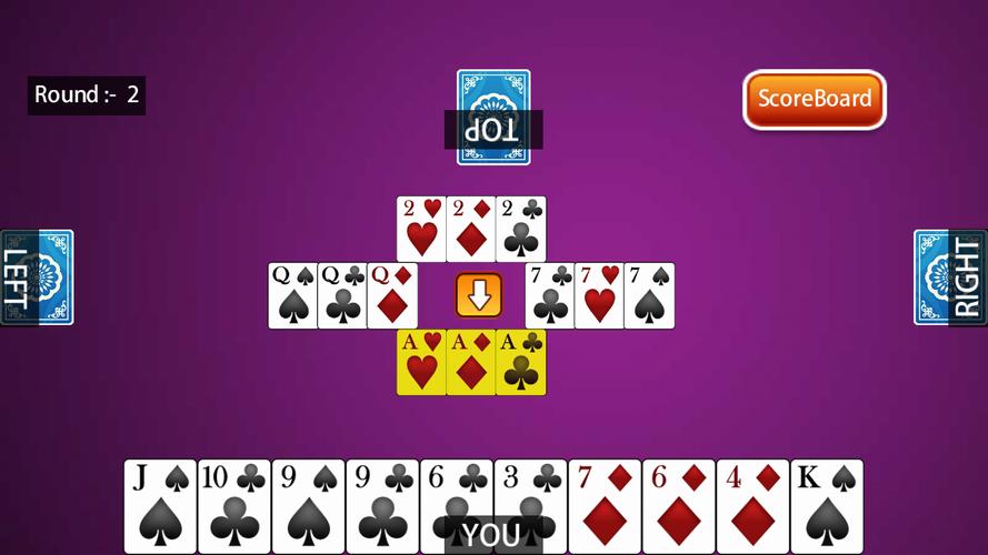 Hazari Card Game : 1000 Points ဖန်သားပြင်ဓာတ်ပုံ 1