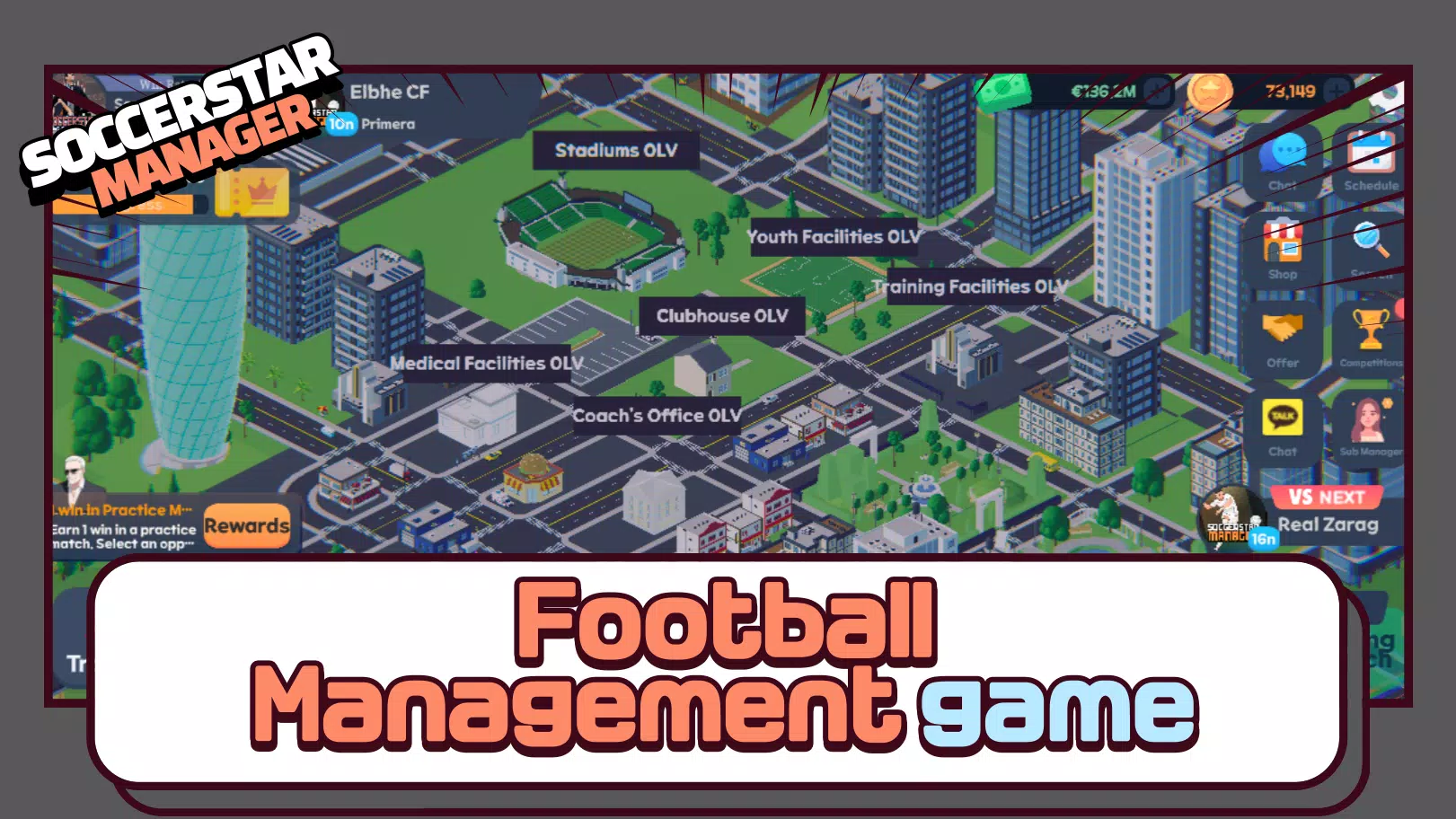 SSM LITE-Football Manager Game Capture d'écran 1