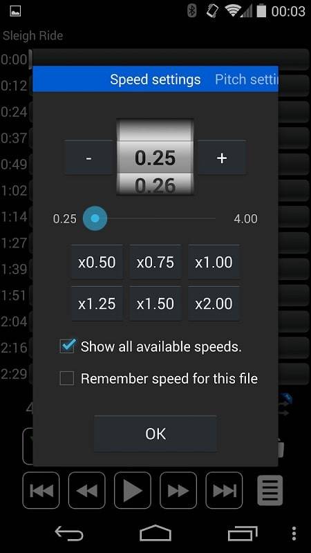 Music Speed Changer: Audipo Screenshot 0