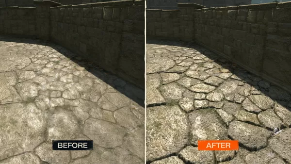 Nighttime visuals comparison