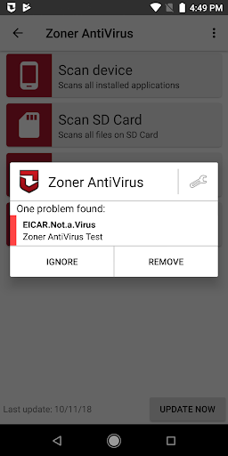 Zoner AntiVirus 스크린샷 2