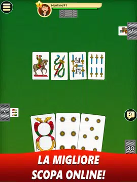 Scopa Online - Gioco di Carte स्क्रीनशॉट 3