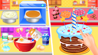 Kid Cakes Maker Cooking Bakery Скриншот 3