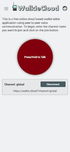 Walkie Cloud Captura de pantalla 2