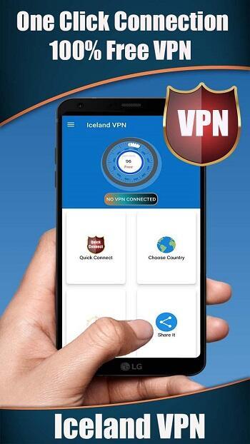 Iceland VPN Ảnh chụp màn hình 0