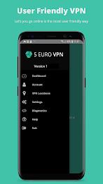 5 Euro VPN - The Android app f Zrzut ekranu 2