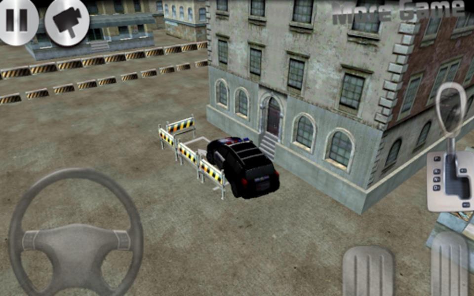 Schermata 3D police car parking 0