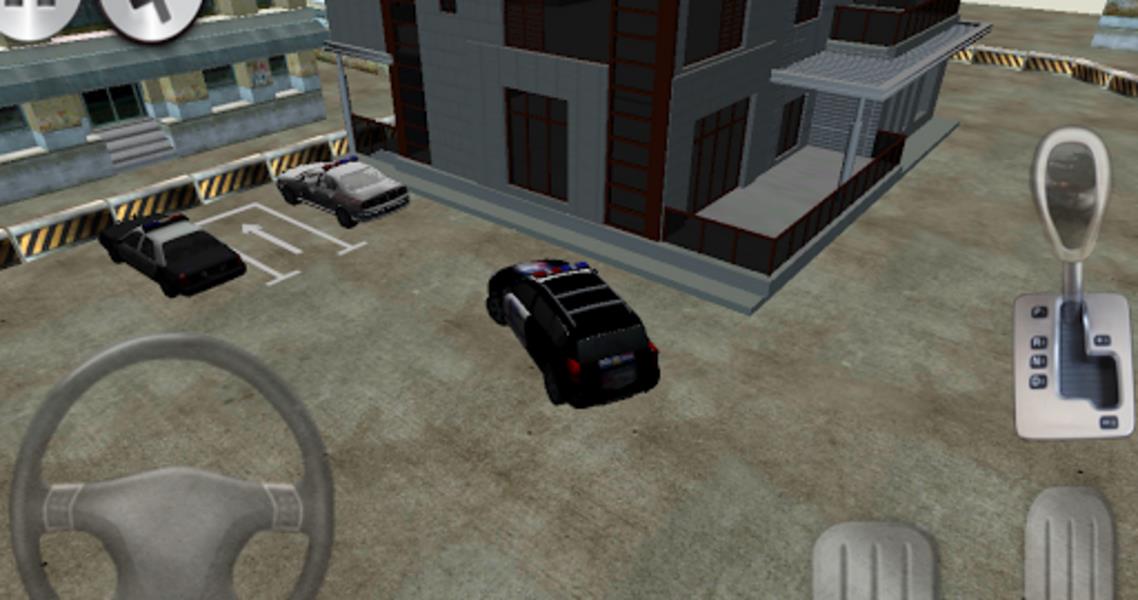 3D police car parking Captura de pantalla 3