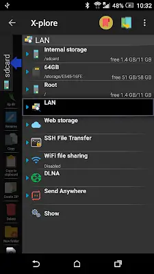 X-plore File Manager Captura de pantalla 3