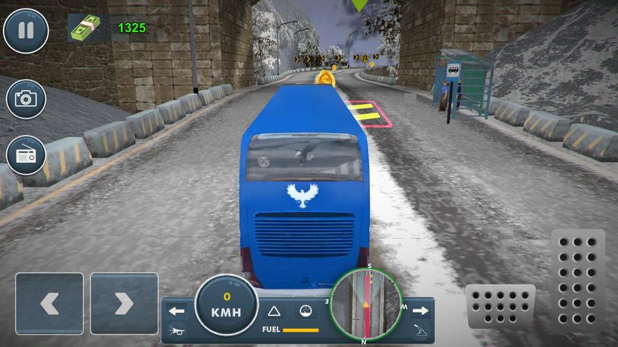 Motor Bus Simulator Coach Game Captura de pantalla 2