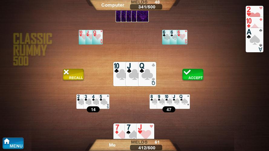 Rummy 500 Ảnh chụp màn hình 1