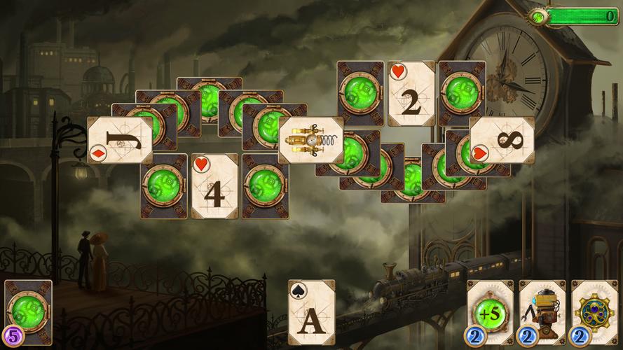 Steampunk Solitaire Schermafbeelding 1