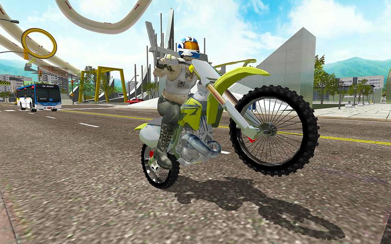 Motorbike Rush Drive Simulator Скриншот 1