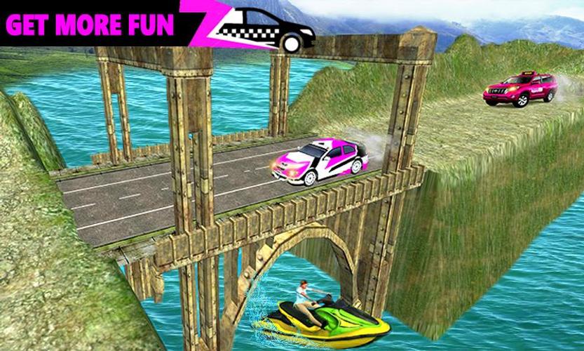Schermata Pink Taxi Driving Game 3D 2