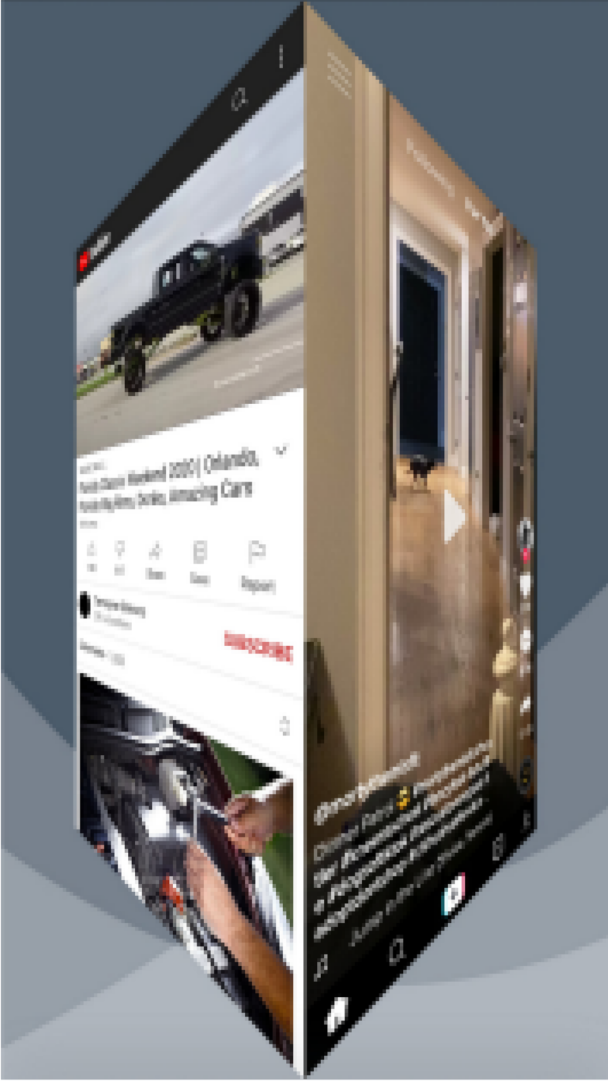 Social Networks 3D Media Cube ဖန်သားပြင်ဓာတ်ပုံ 1