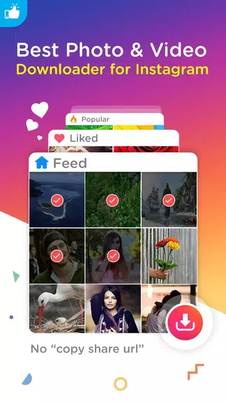 Schermata MultiSave - Photo, Video Downloader for Instagram 0