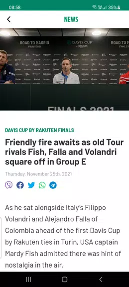 Davis Cup Ekran Görüntüsü 2