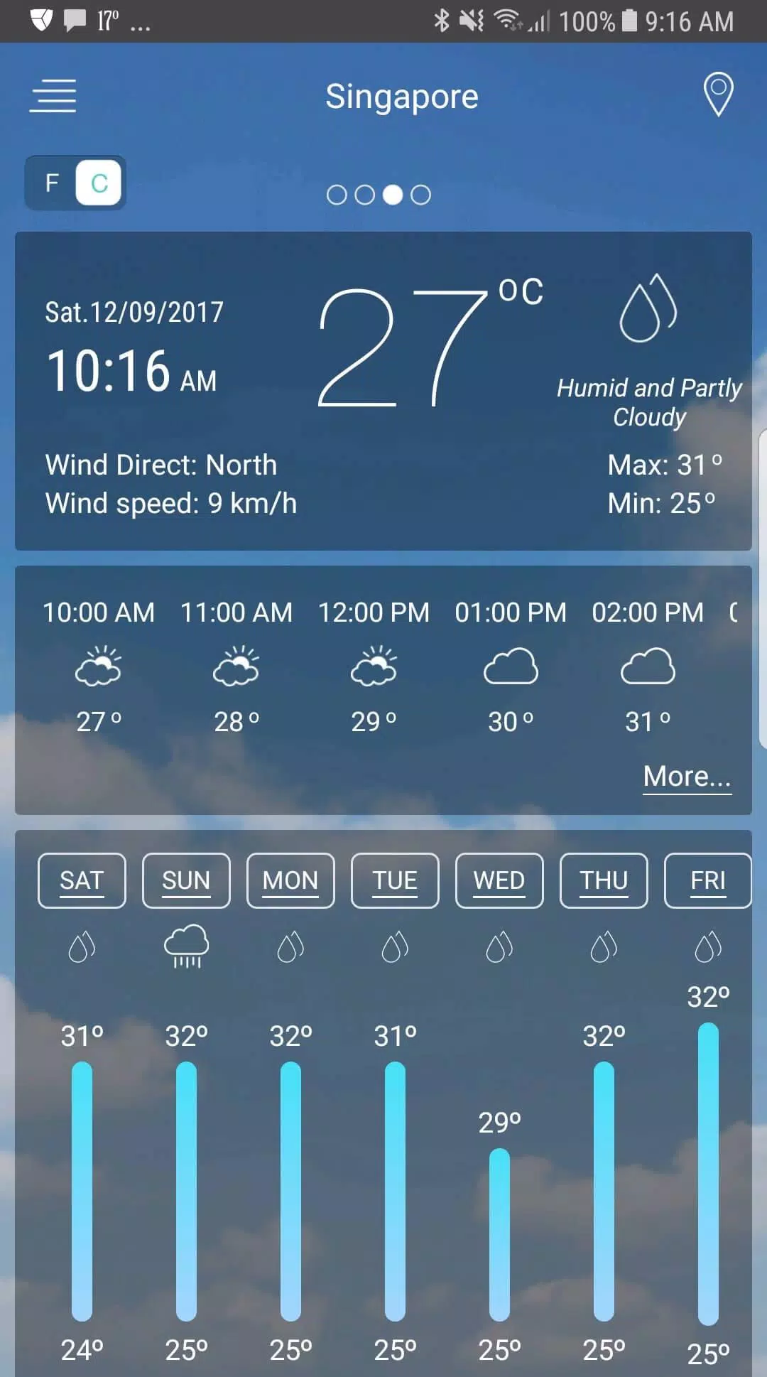 Weather app Скриншот 0