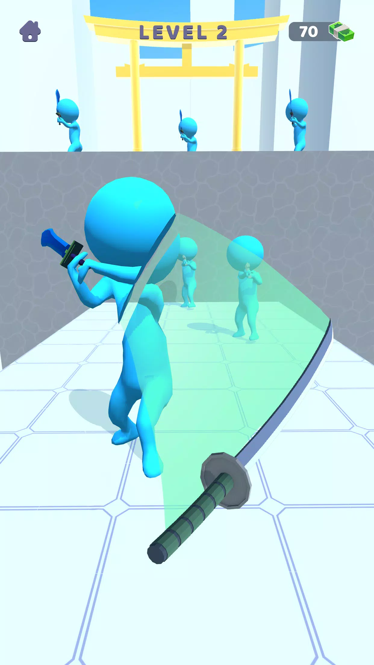 Sword Play! Ninja Slice Runner Screenshot 0