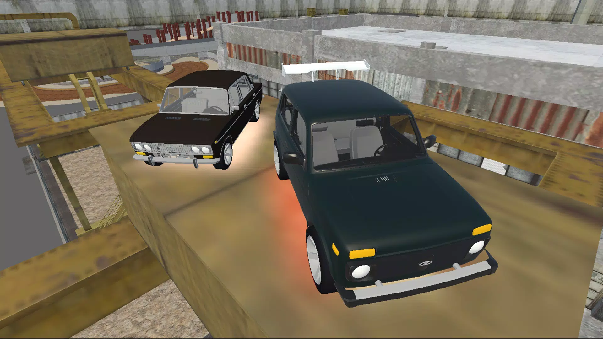 VAZ Russia Car Crash Simulator Скриншот 1