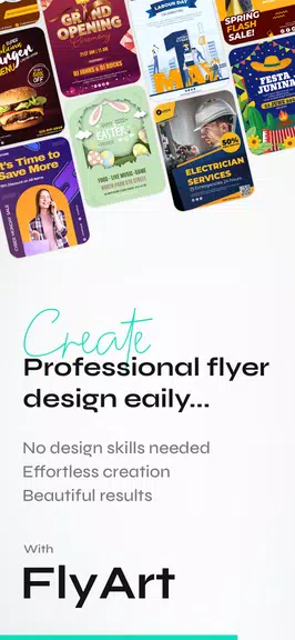 FlyArt - Flyer Creator ภาพหน้าจอ 1