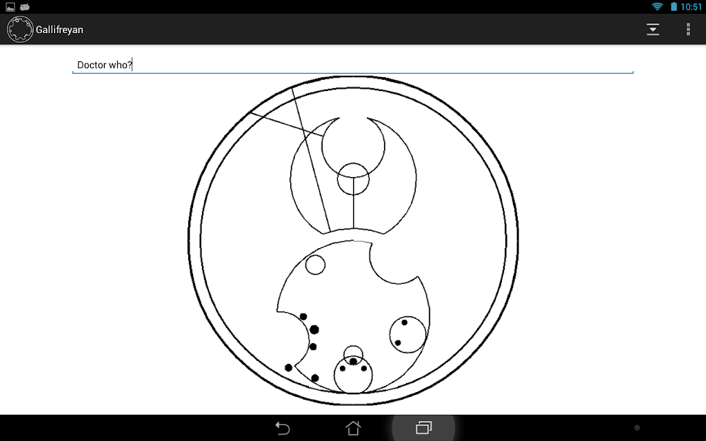 Gallifreyan Translator Zrzut ekranu 2