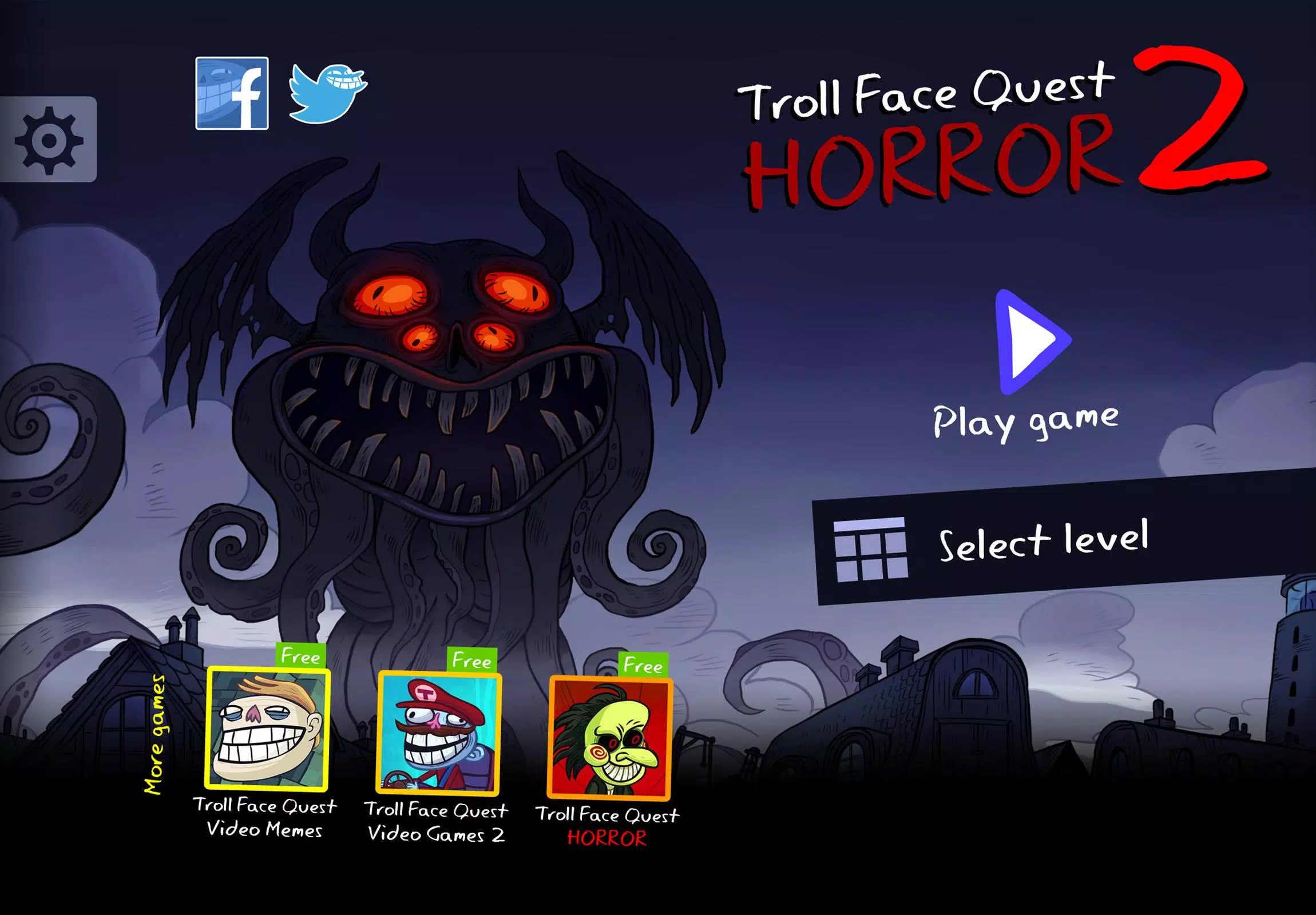 Troll Face Quest: Horror 2 スクリーンショット 0