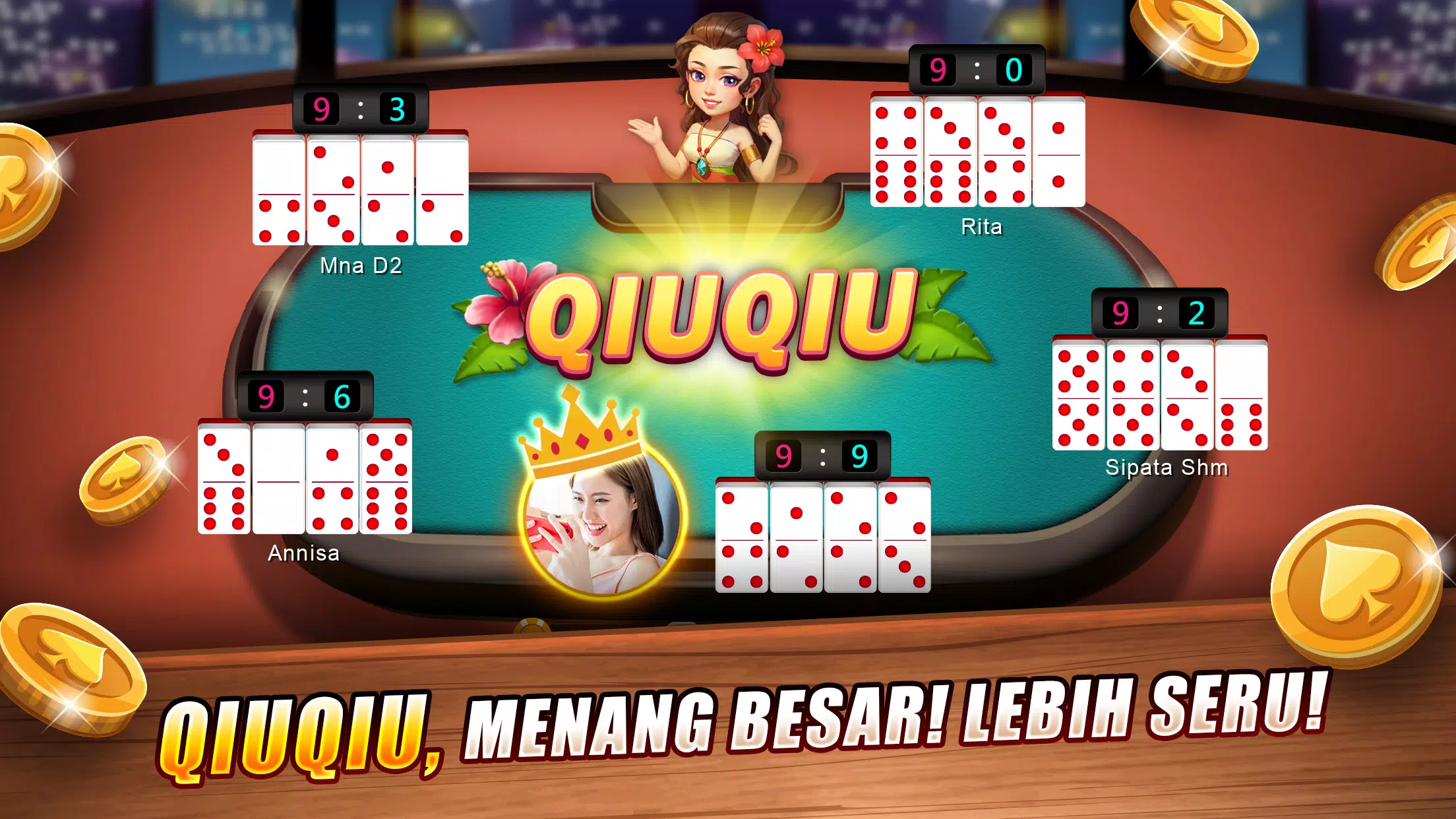 LUXY Domino Gaple QiuQiu Poker ဖန်သားပြင်ဓာတ်ပုံ 1