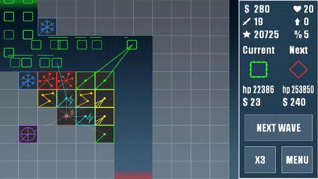 Laser Tower Defense Capture d'écran 2