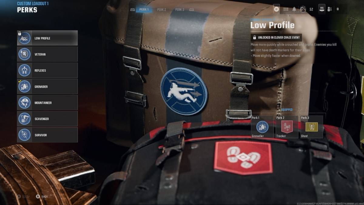 Low Profile Perk gameplay advantage in Call of Duty Warzone
