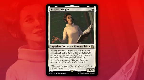 Doctor Who character card