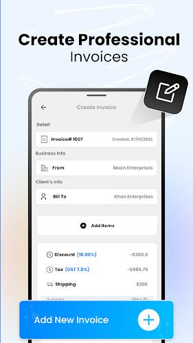 Invoice Maker and Generator ภาพหน้าจอ 1