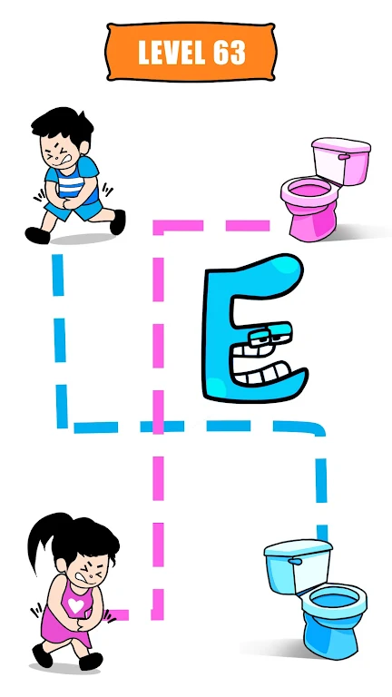 Path To Toilet - Draw The Line ဖန်သားပြင်ဓာတ်ပုံ 3